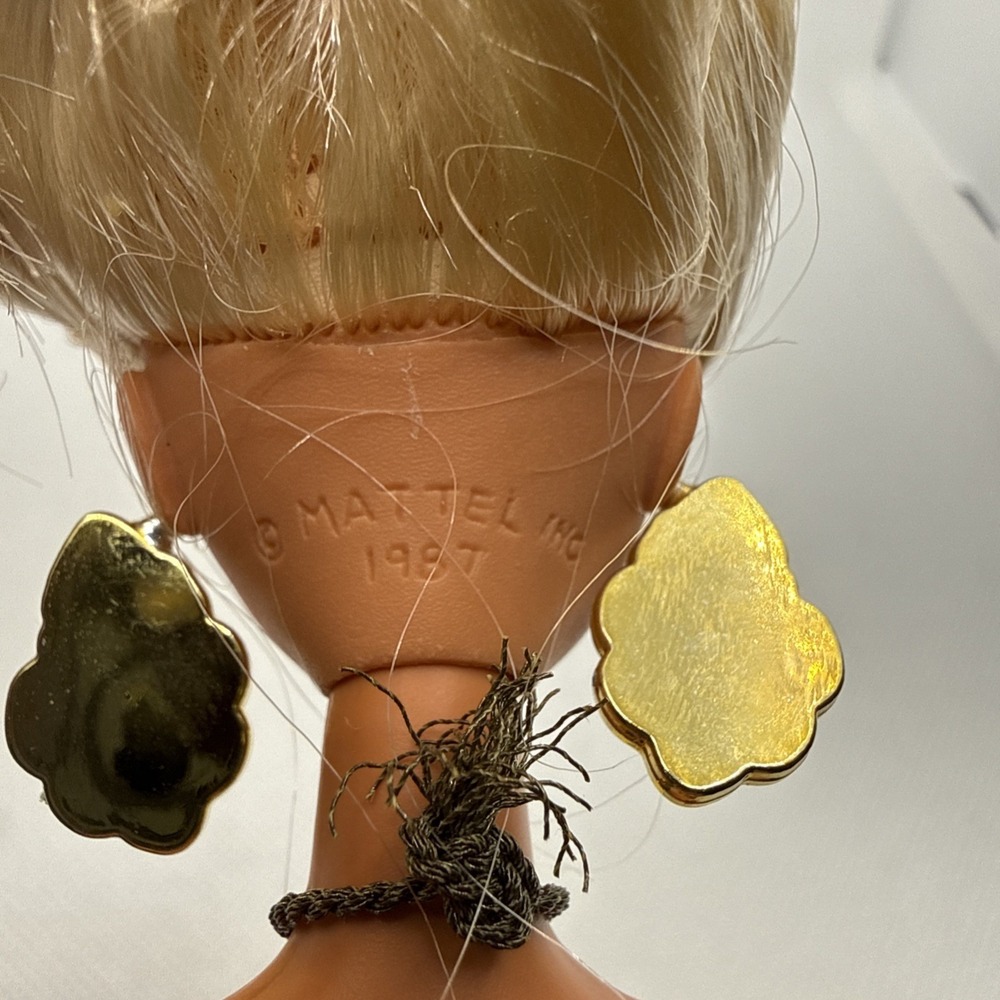 Barbie Tropical Splash Skipper 1994 Original Outfit Earrings and Necklace - Picture 10 of 12